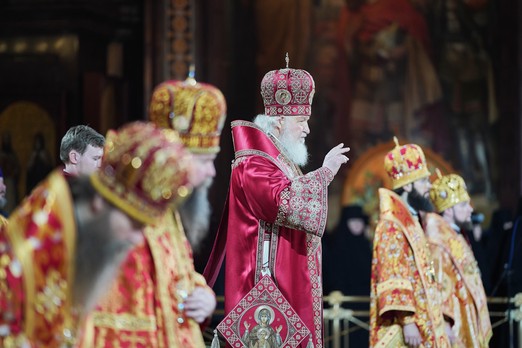 Патриарх Кирилл призвал россиян «мобилизоваться духовно»