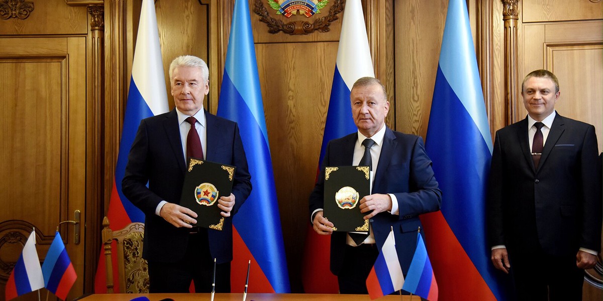 Москва и Луганск стали городами-побратимами