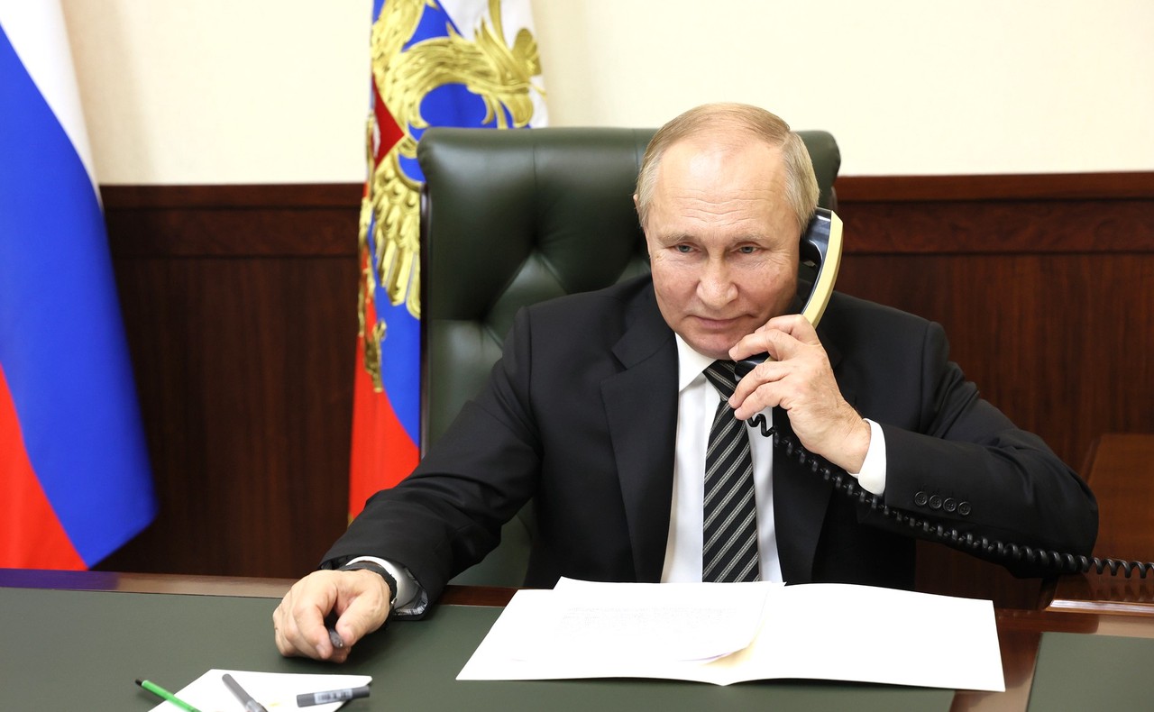 Путин провёл телефонный разговор с Эрдоганом