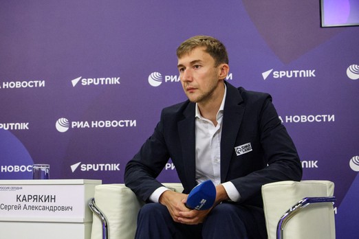 Супруга гроссмейстера Сергея Карякина не исключила, что он может стать депутатом Госдумы
