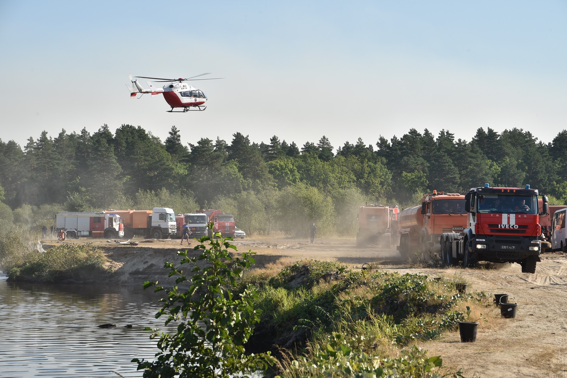 Населённые пункты Рязанской области удалось спасти от лесных пожаров