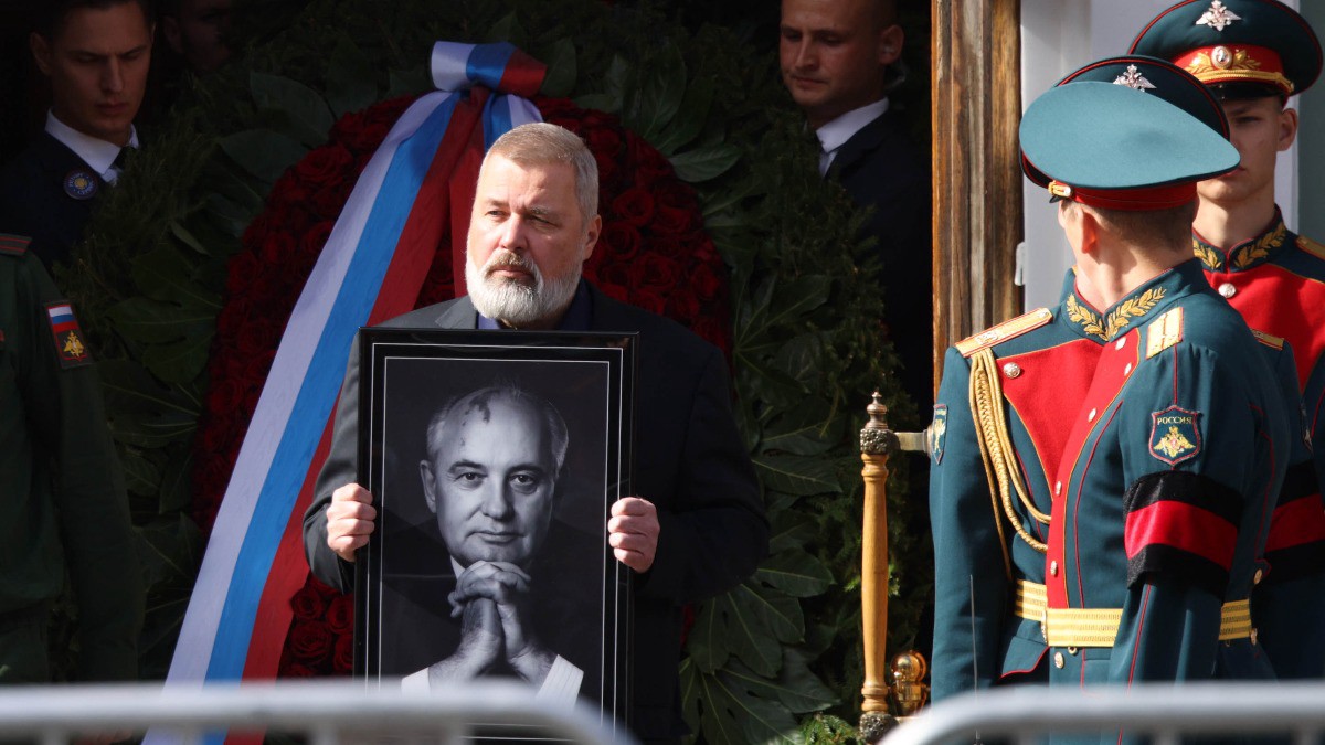 Церемония прощания с Горбачевым завершилась