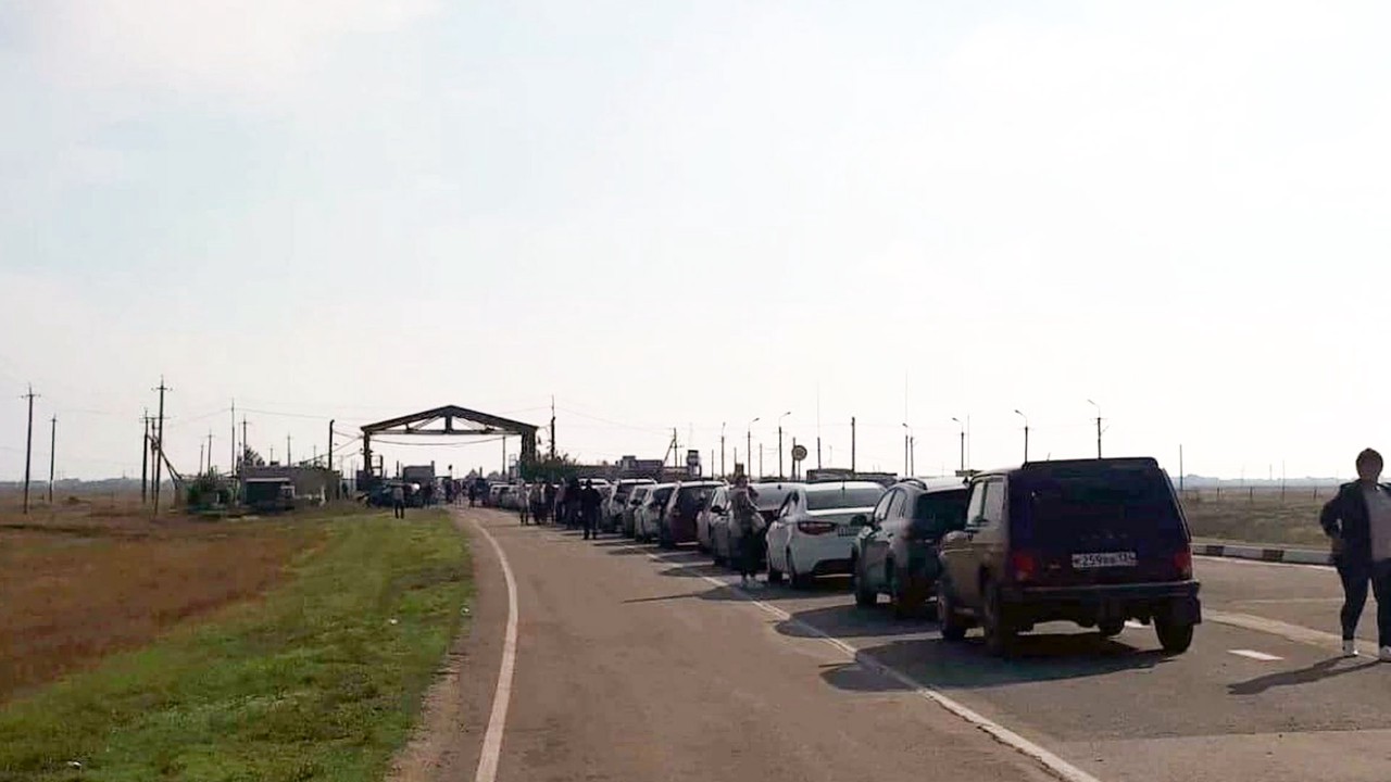 В Астраханской области на границе с Казахстаном развернут пункт мобилизации