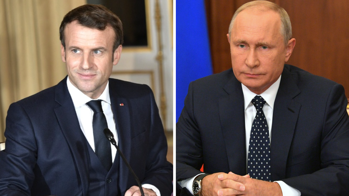Макрон заявил о поддержке им регулярных прямых контактов с Путиным