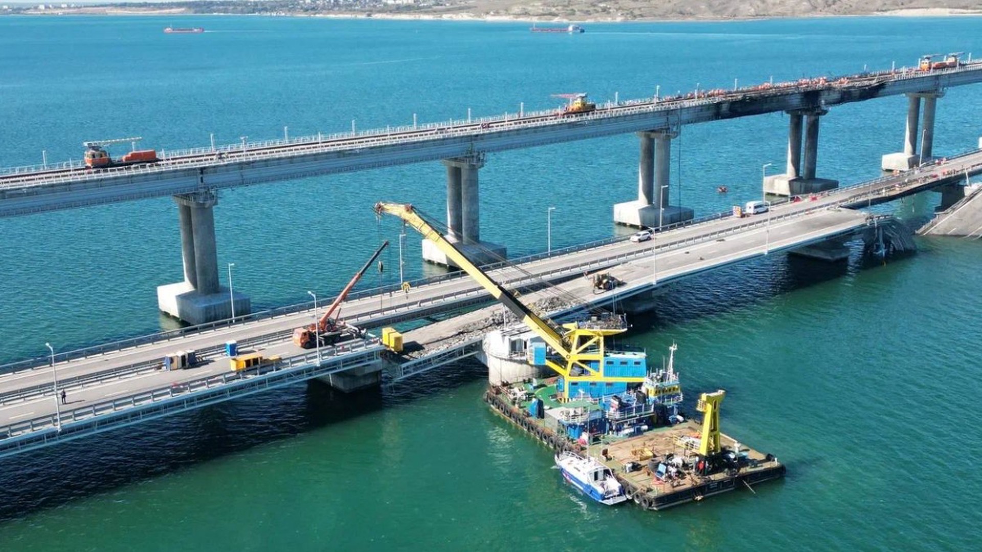 Восстановление Крымского моста закончится в декабре