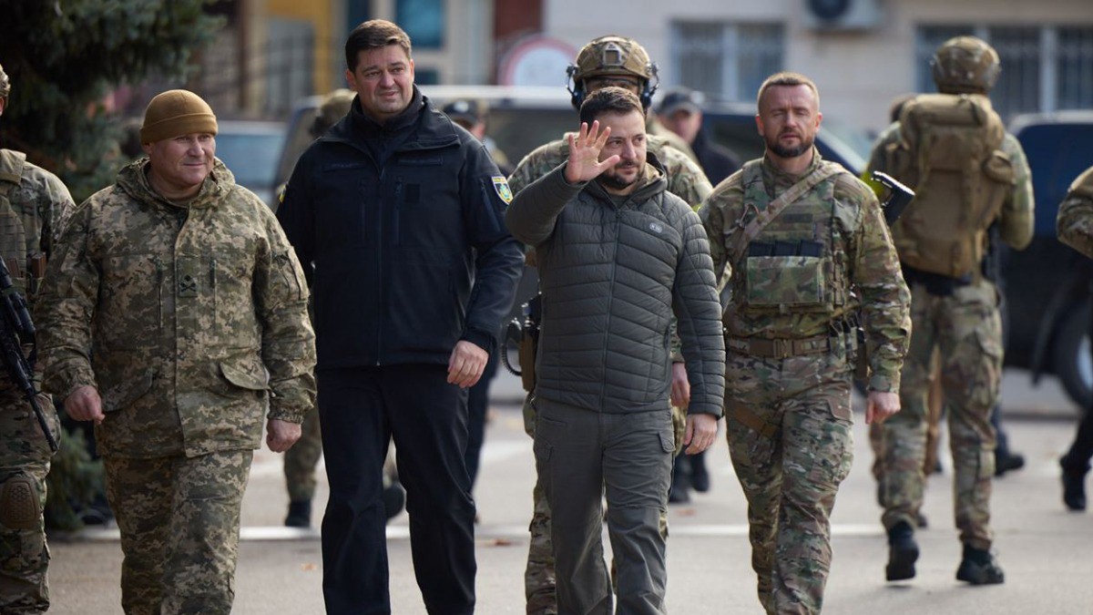 Зеленский приехал в Херсон 