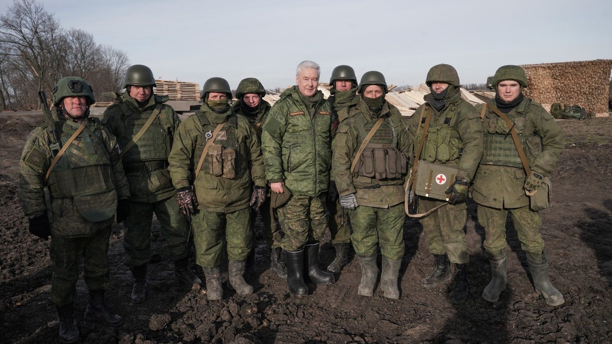 Собянин побывал в зоне СВО