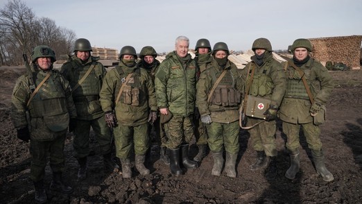 Собянин побывал в зоне СВО