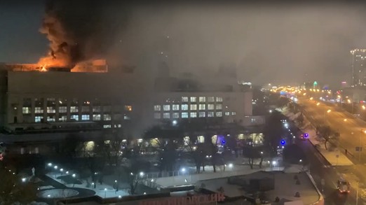 В Москве произошло возгорание на Микояновском мясокомбинате