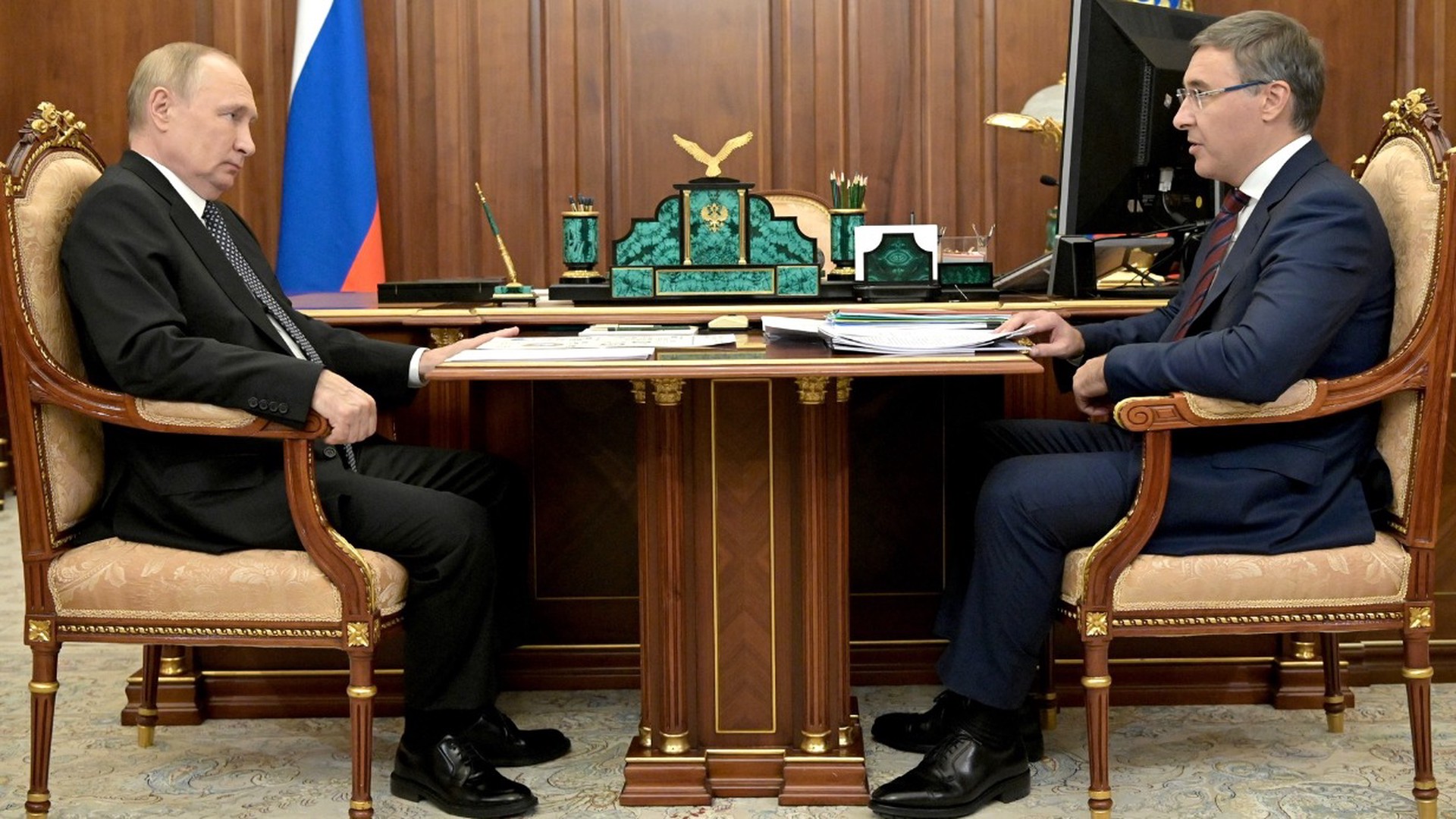 Путин встретился с министром науки и высшего образования Фальковым