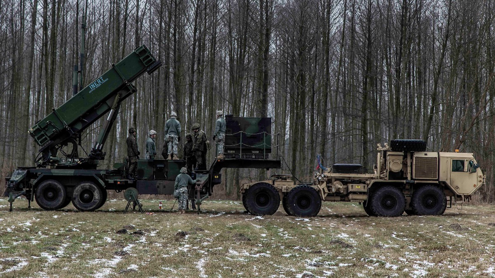 На Украину прибыла система ПВО Patriot с ракетами