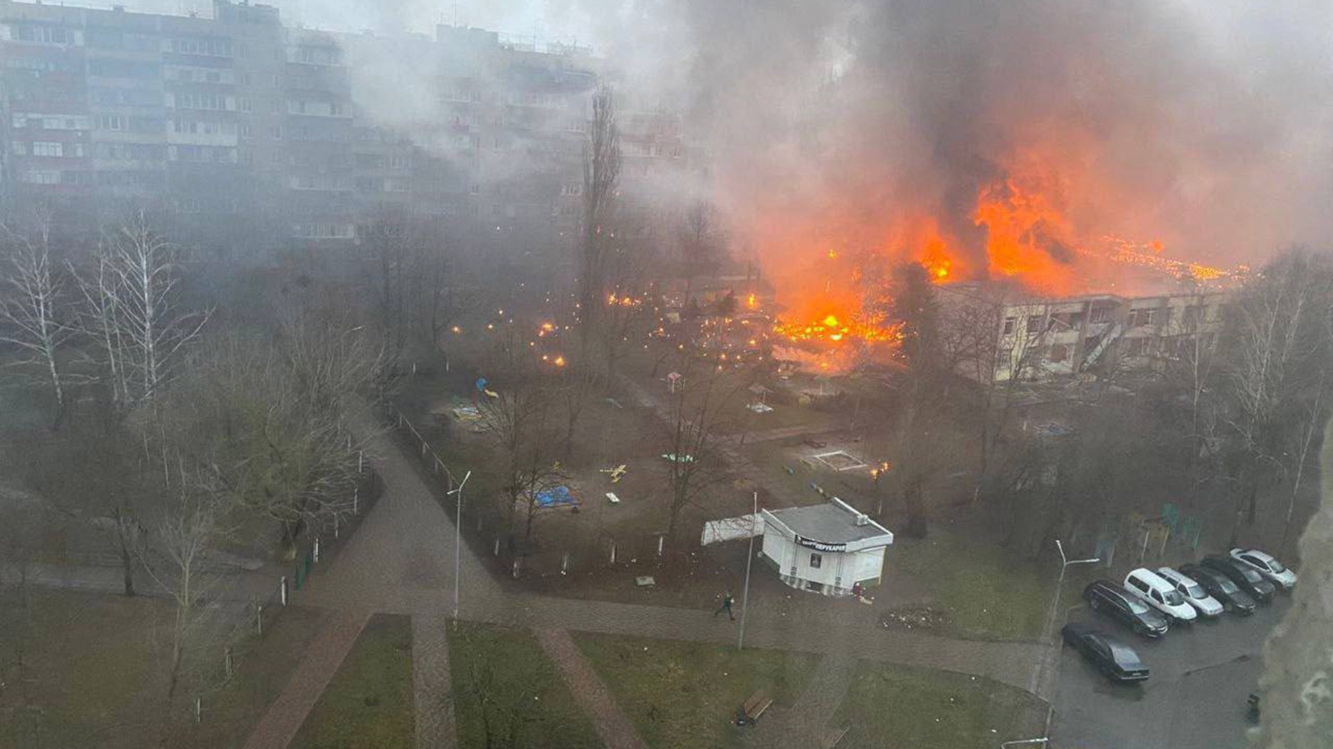В Киевской области сообщили о падении летательного аппарата на детский сад
