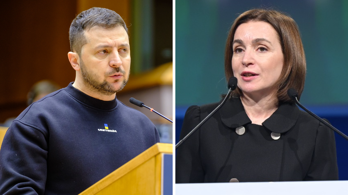 Зеленский предупредил Майю Санду о «плане Москвы» в отношении Молдавии