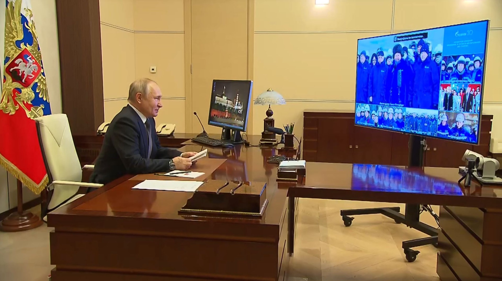 Путин назвал запасы газа на месторождениях Газпрома астрономическими