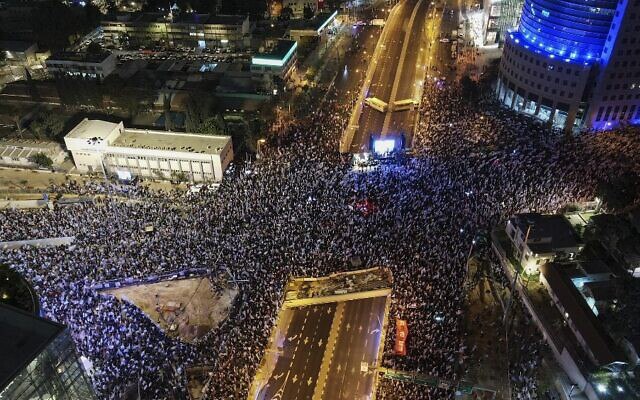 Times of Israel: почти полмиллиона человек протестуют в Израиле против судебной реформы