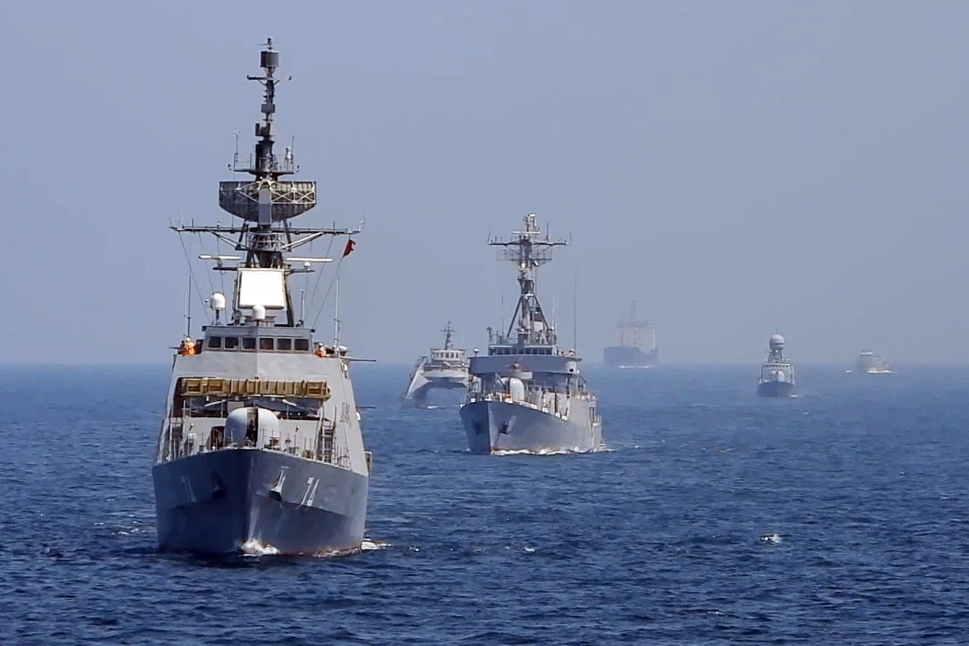 В Аравийском море завершились совместные военно-морские учения России, Китая и Ирана