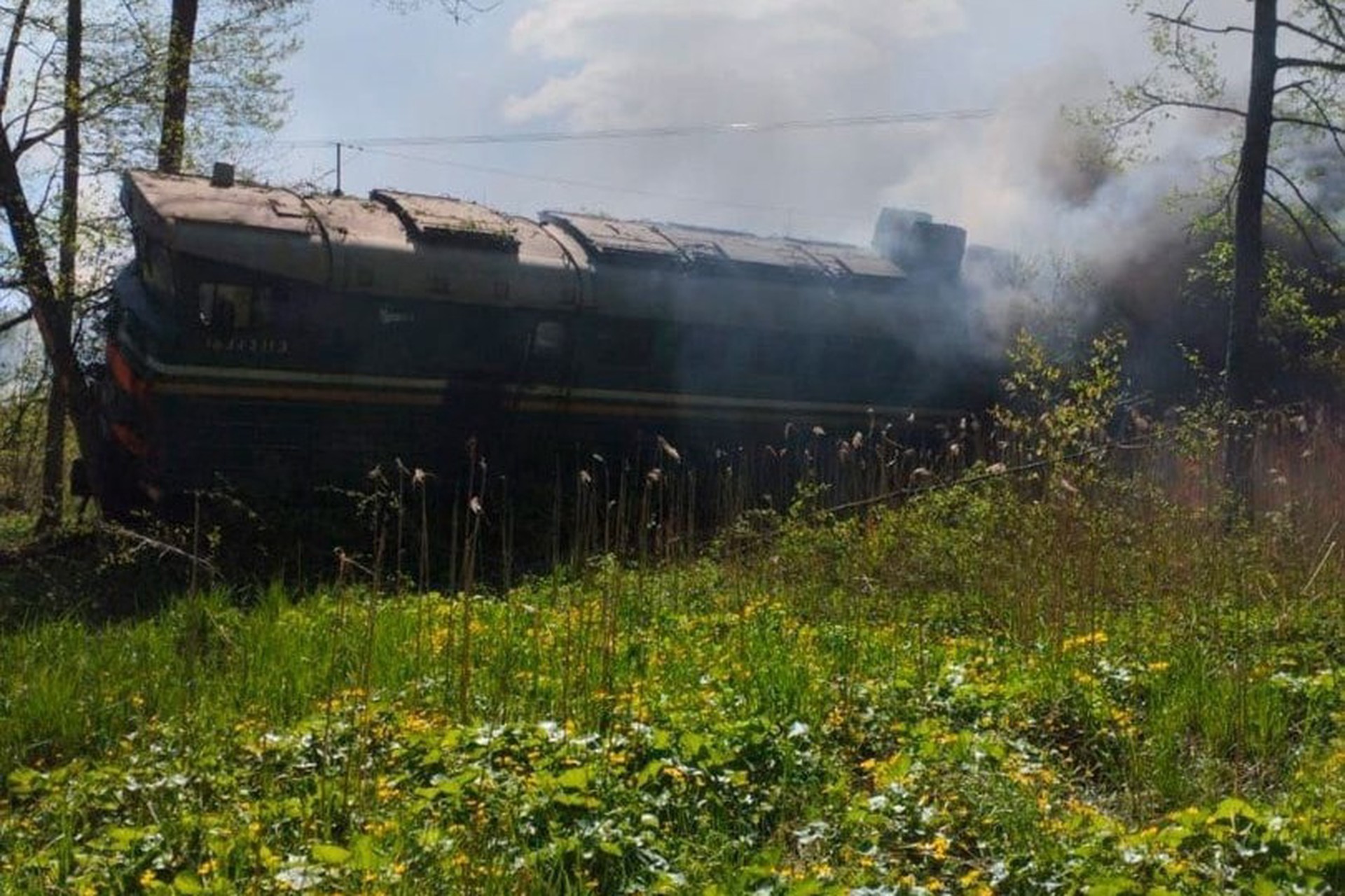 В Белгородской области приостановили движение поездов из-за схода вагонов