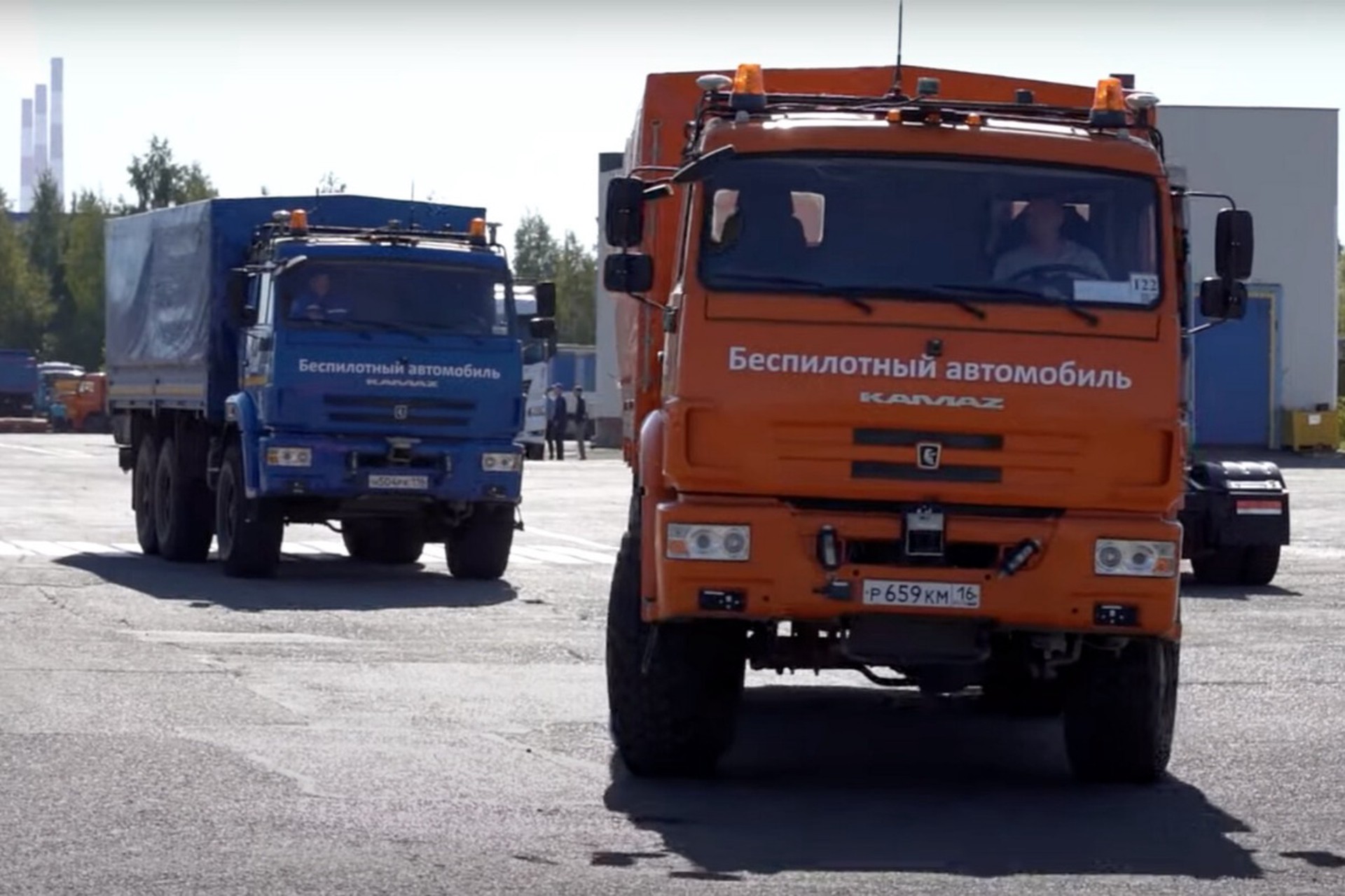 Первые беспилотные грузовики «Камаз» запустят по трассе М-11 Москва – Петербург 14 июня