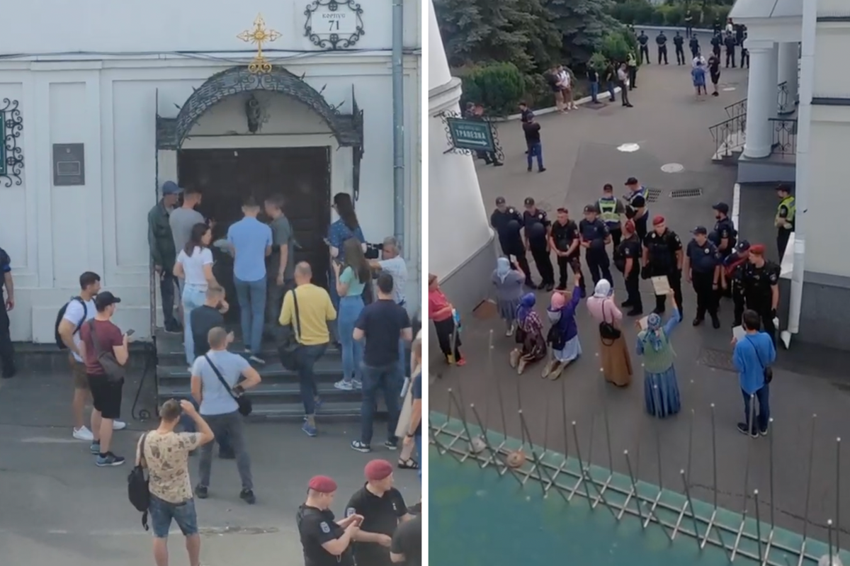 В Киево-Печерской лавре опечатали три корпуса УПЦ