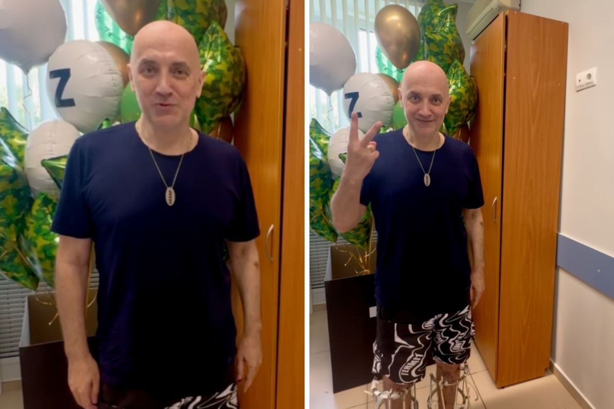  Прилепин опубликовал первое видео, где он самостоятельно стоит на ногах