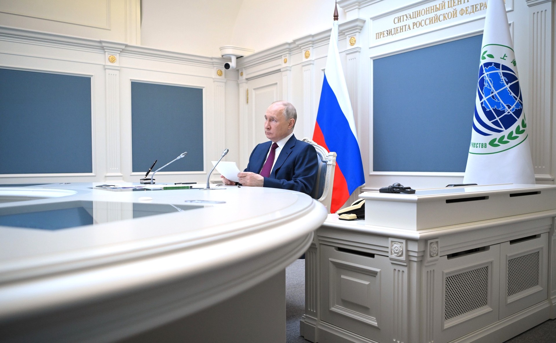 Путин поблагодарил лидеров ШОС за поддержку во время мятежа Пригожина