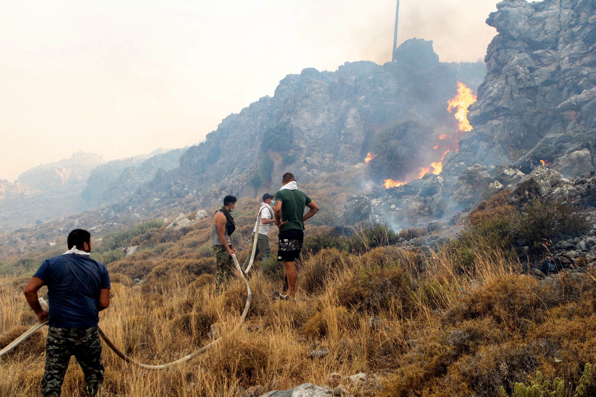Экс-глава Минобороны Греции: лесные пожары в стране не потушить без российской помощи