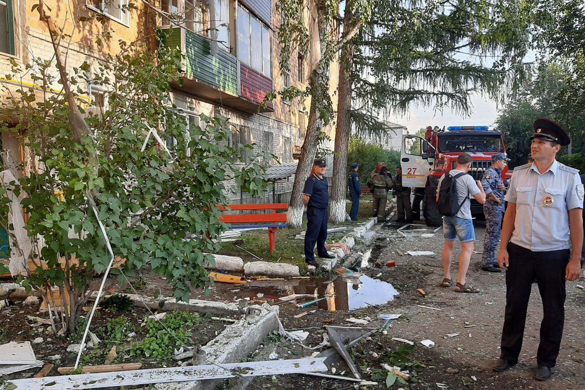 В городе Канске произошел взрыв бытового газа 