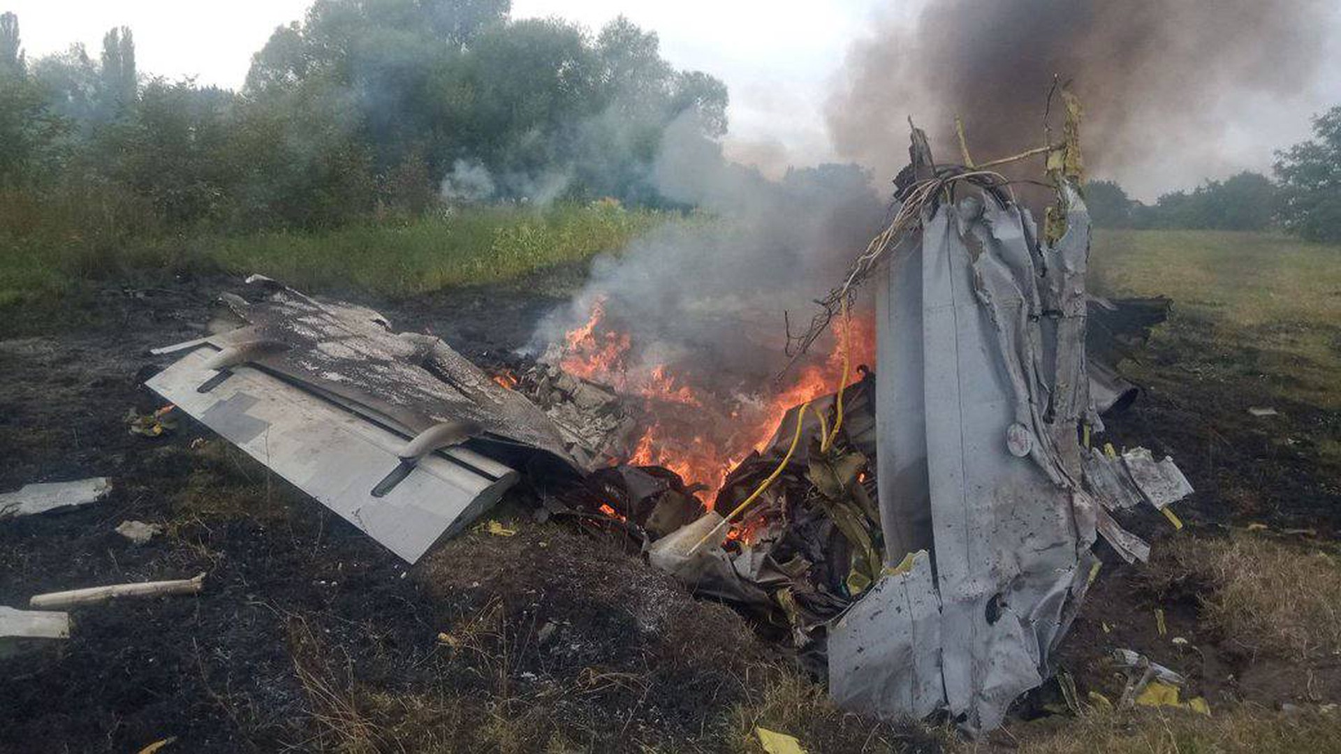 В Житомирской области в небе столкнулись два украинских самолета