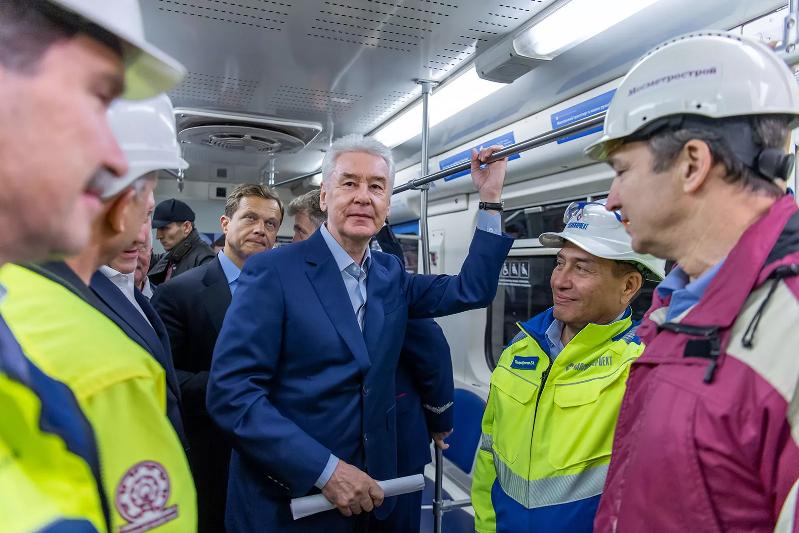 Мэр Москвы открыл три новые станции метро 