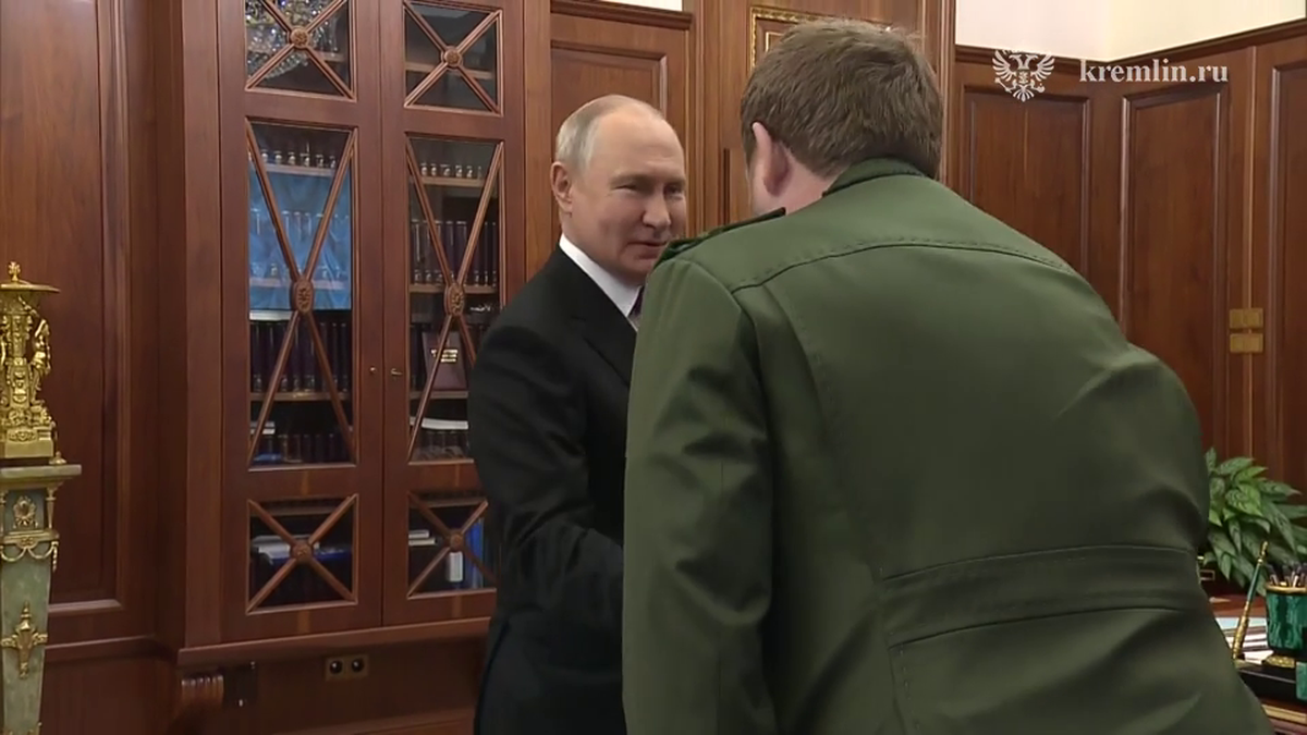 Путин встретился с Рамзаном Кадыровым