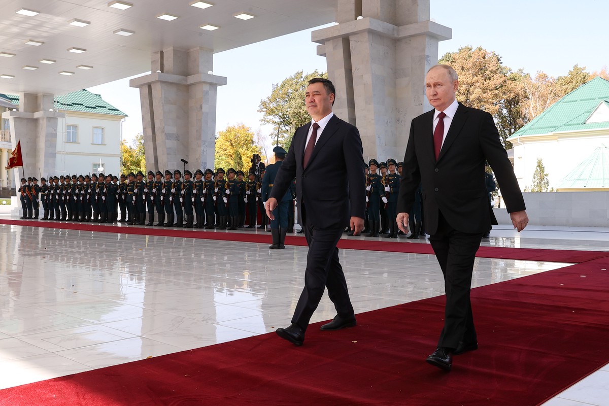 В Бишкеке начался официальный визит Путина в Киргизию