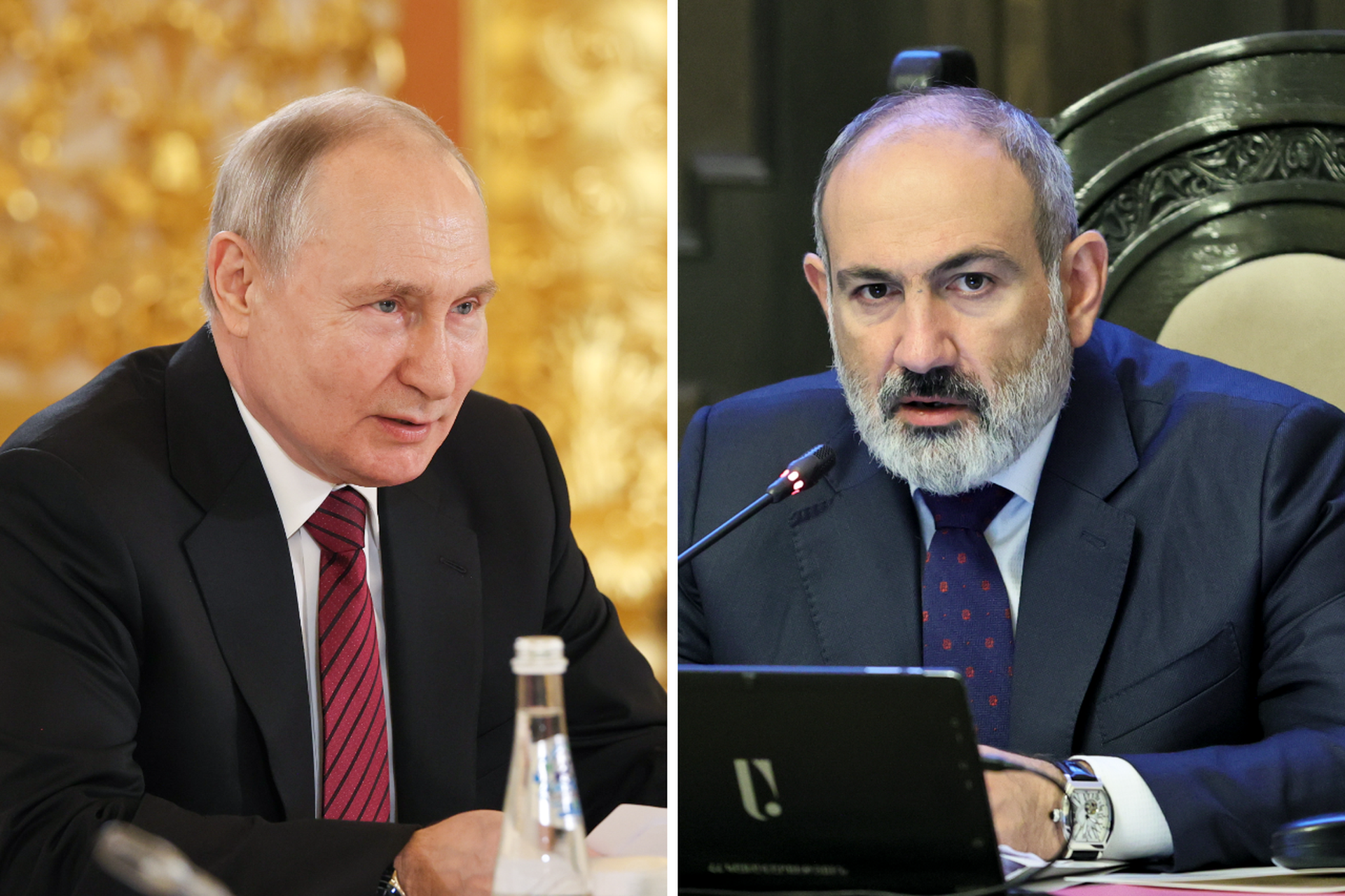 Путин и Пашинян обсудили ситуацию с выходом армян из Карабаха
