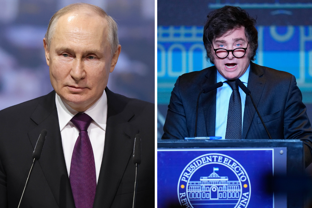 Путин поздравил Милея с победой на президентских выборах в Аргентине