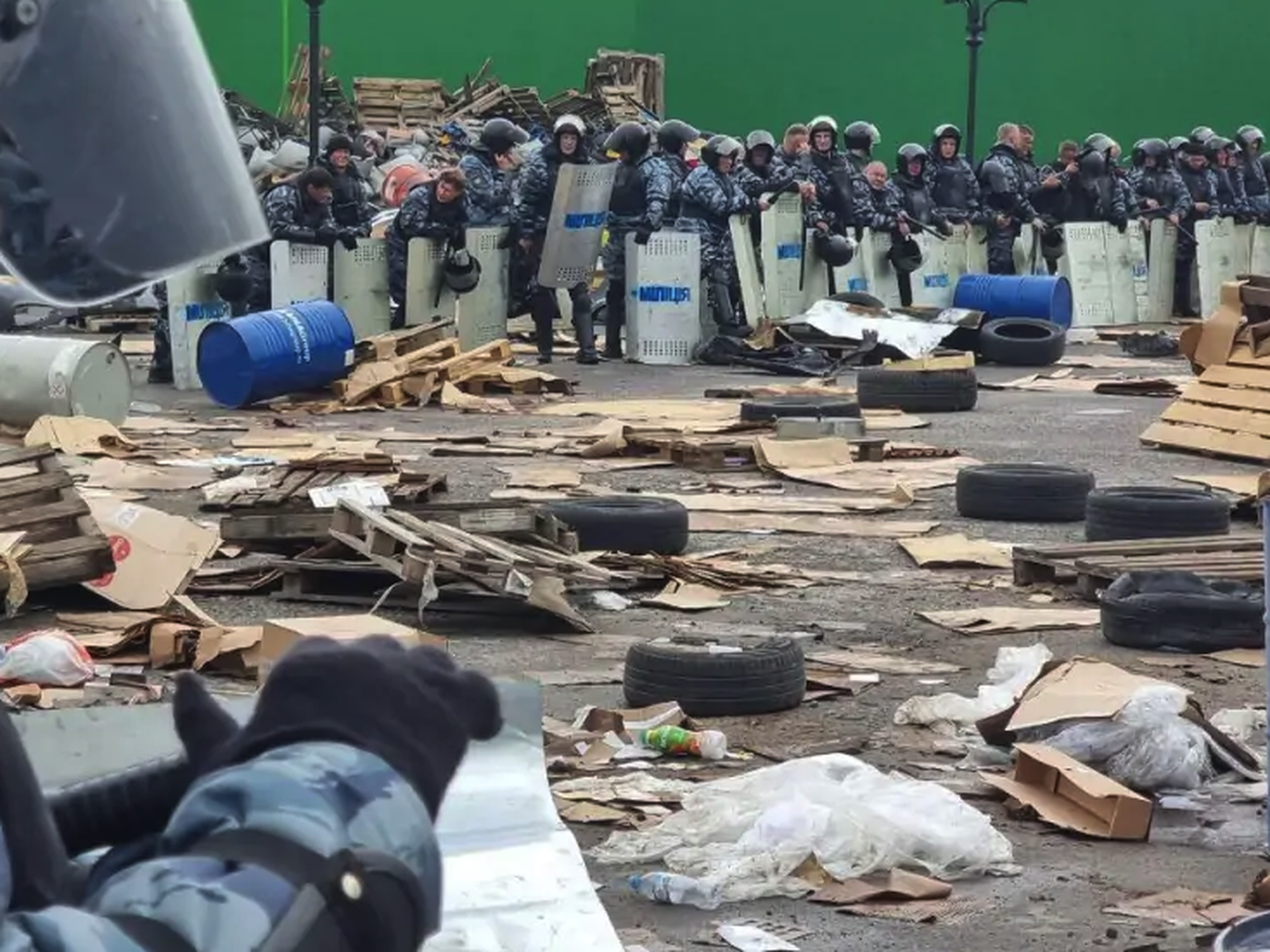 Съёмки фильма про Евромайдан перепугали жителей Ленобласти