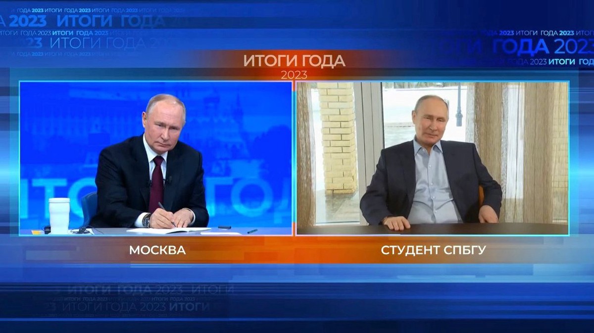 «Это мой первый двойник»: Путин иронично отреагировал на сгенерированную ИИ собственную копию