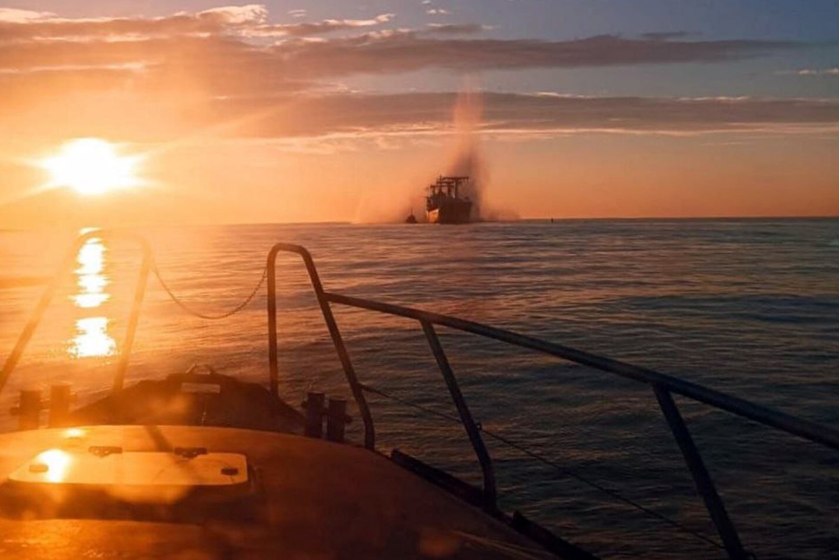 ВСУ: Балкер под флагом Панамы подорвался на мине в Чёрном море