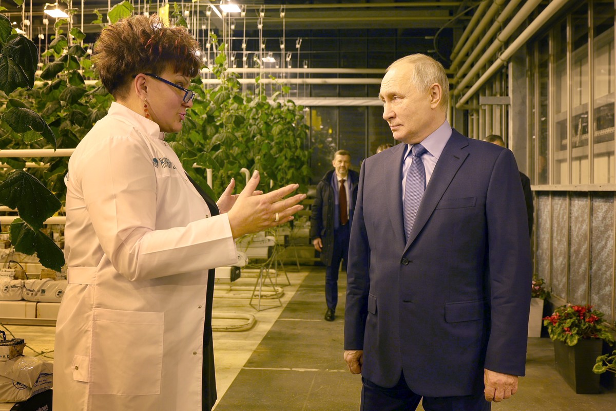 Владимир Путин посетил тепличный комплекс Макатровых в Анадыре