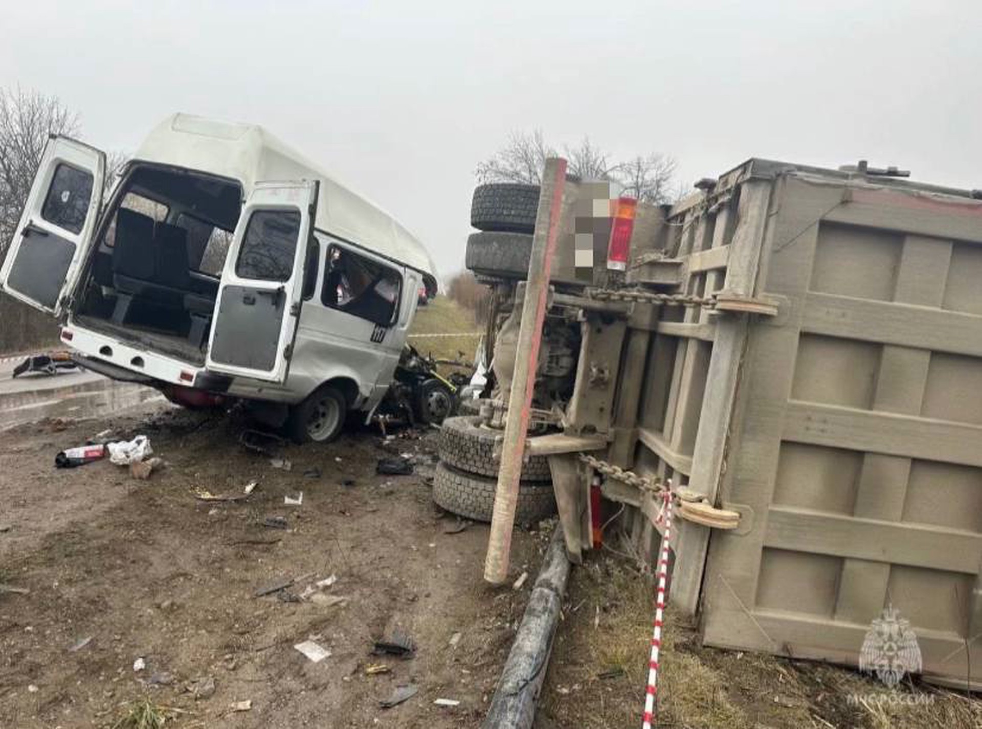 В ДТП с микроавтобусом на Ставрополье погибли семь человек