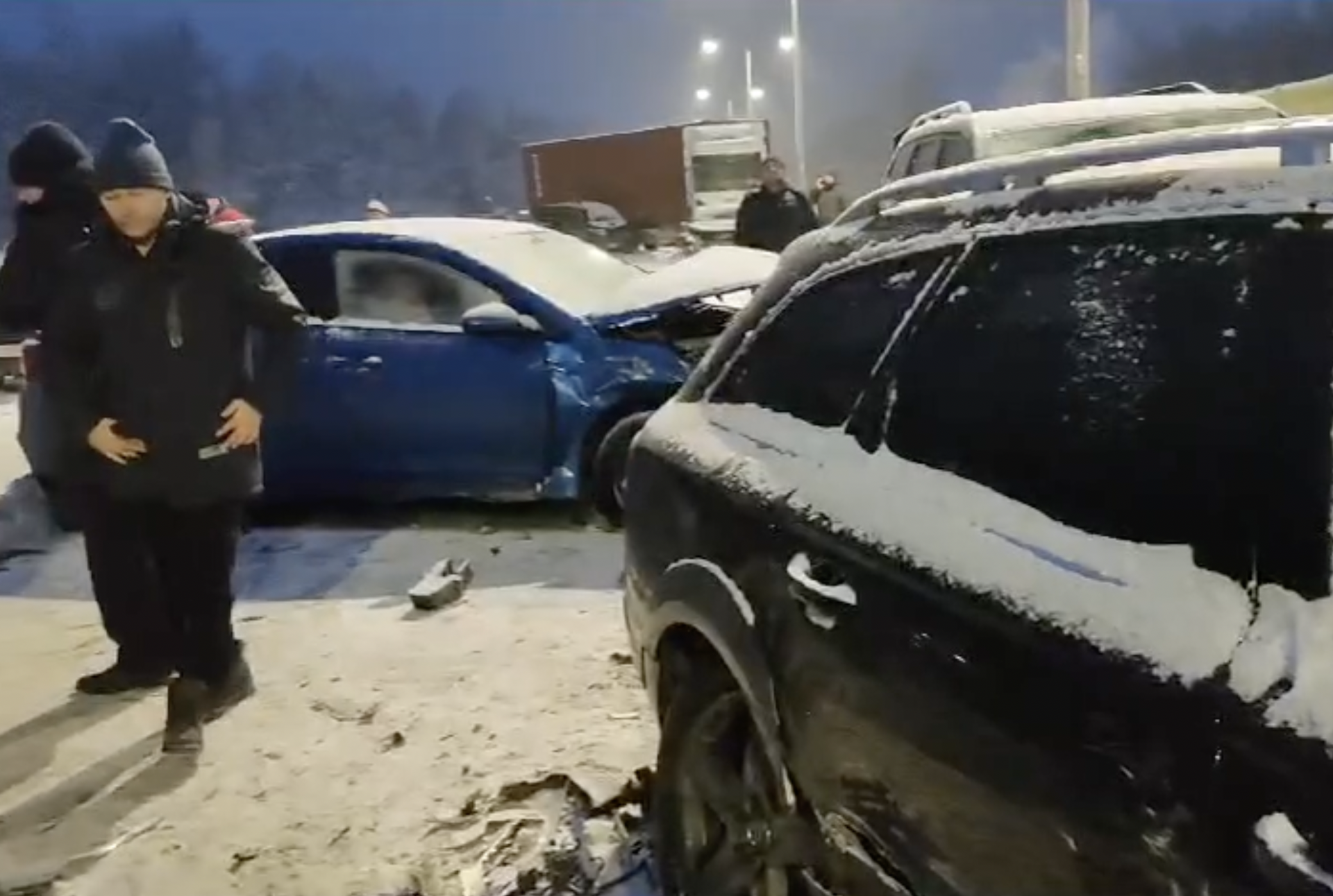 СК: Причиной массового ДТП в Новгородской области стал автомобиль Chery с негодными шинами