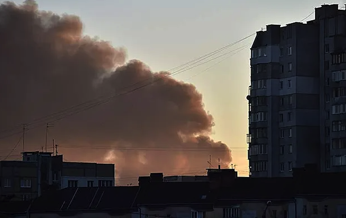 В Полтавской области Украины произошли взрывы