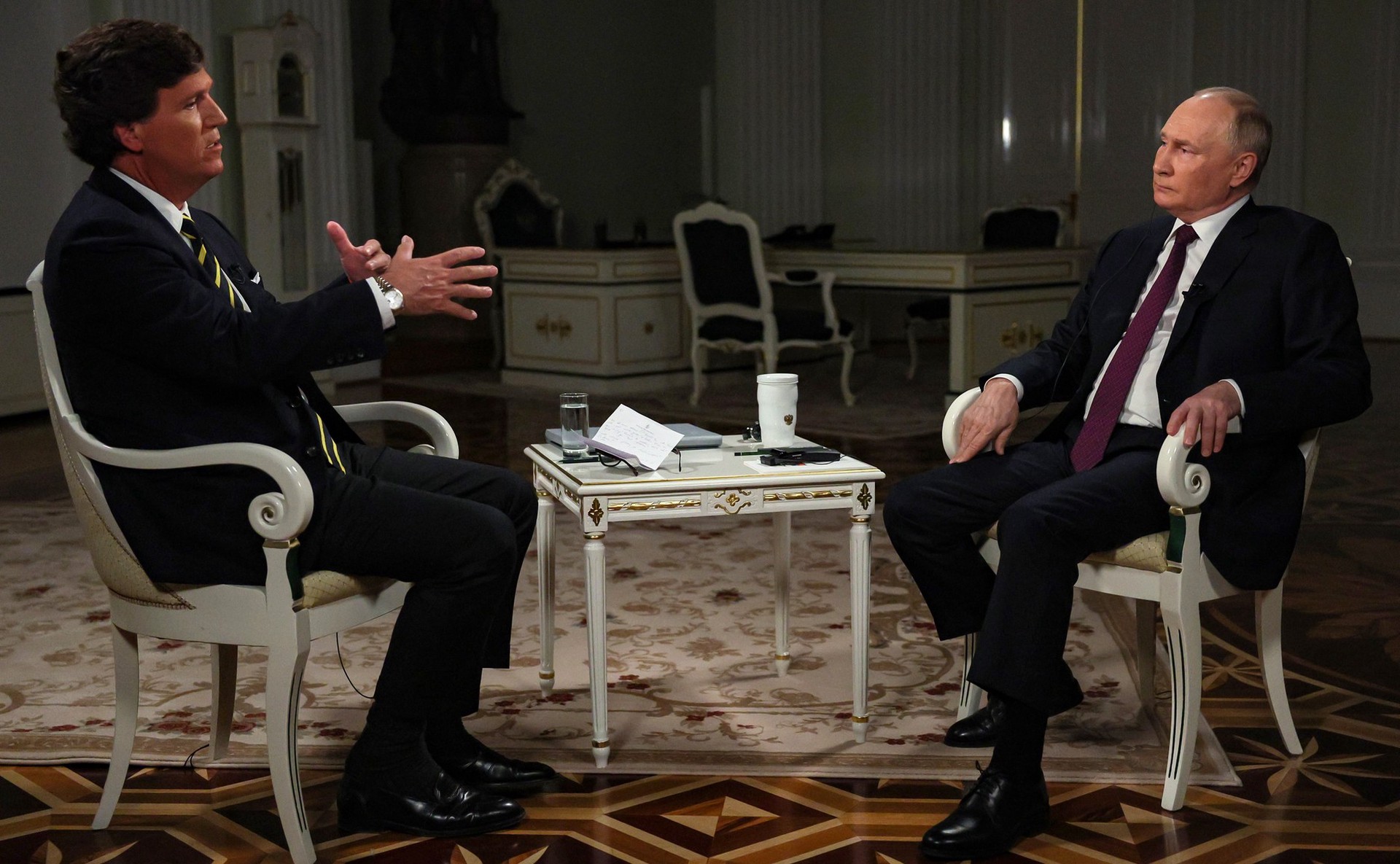 Политолог Разгуляев уверен, что Украина не перекроет инфошум, поднятый интервью Путина Карлсону