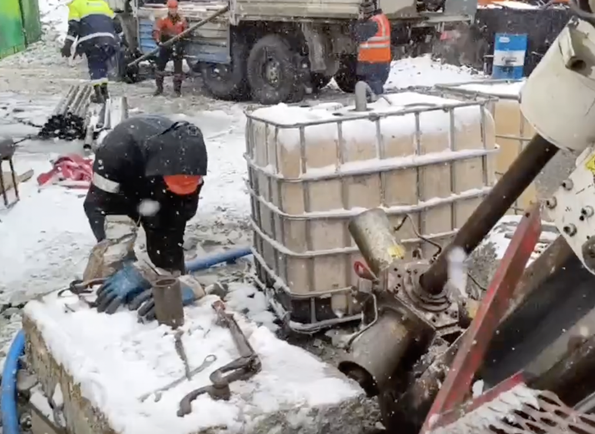 Грунтовые воды почти полностью затопили выработку рудника «Пионер»
