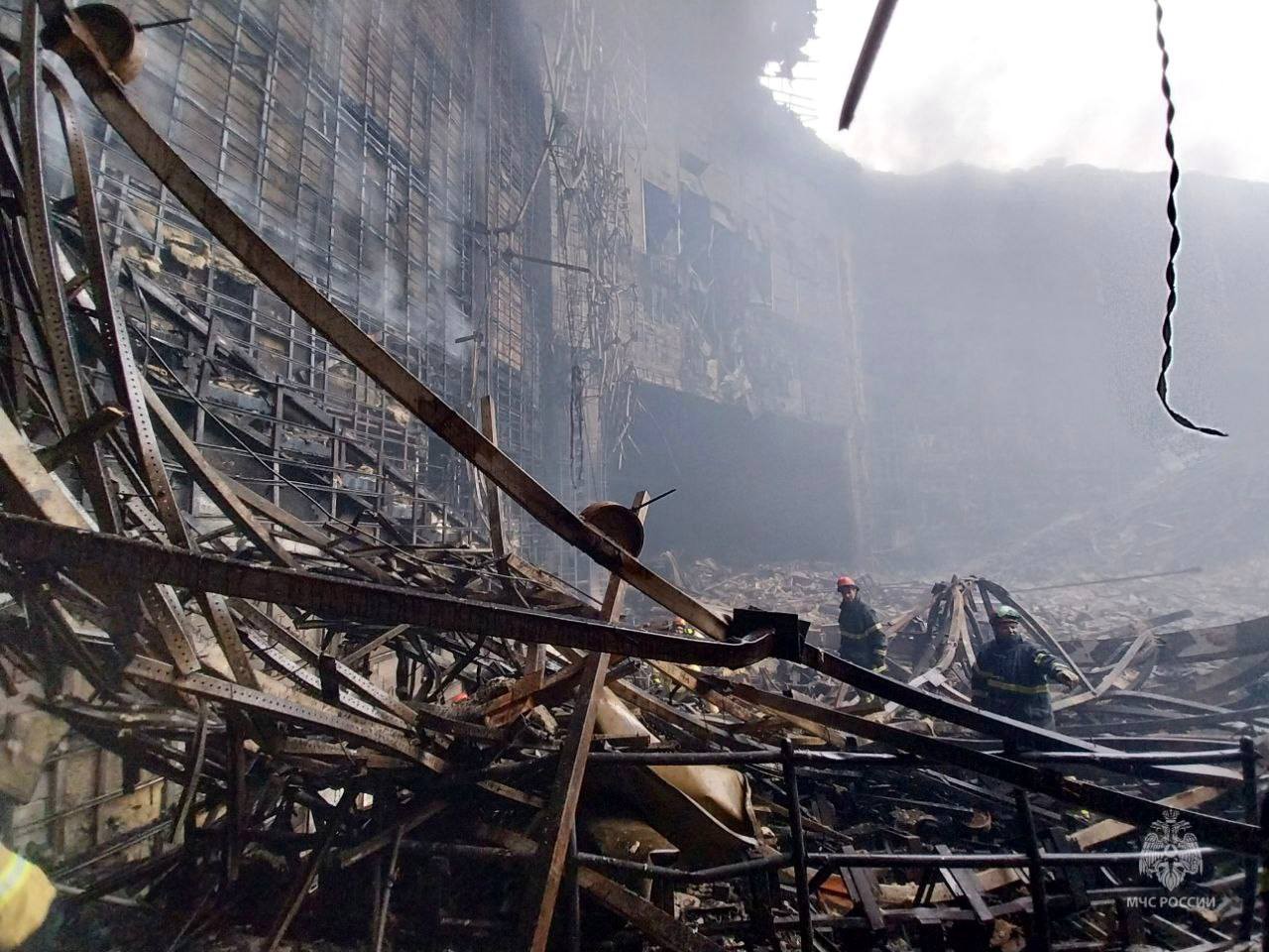 В «Крокусе» ликвидировали открытое горение