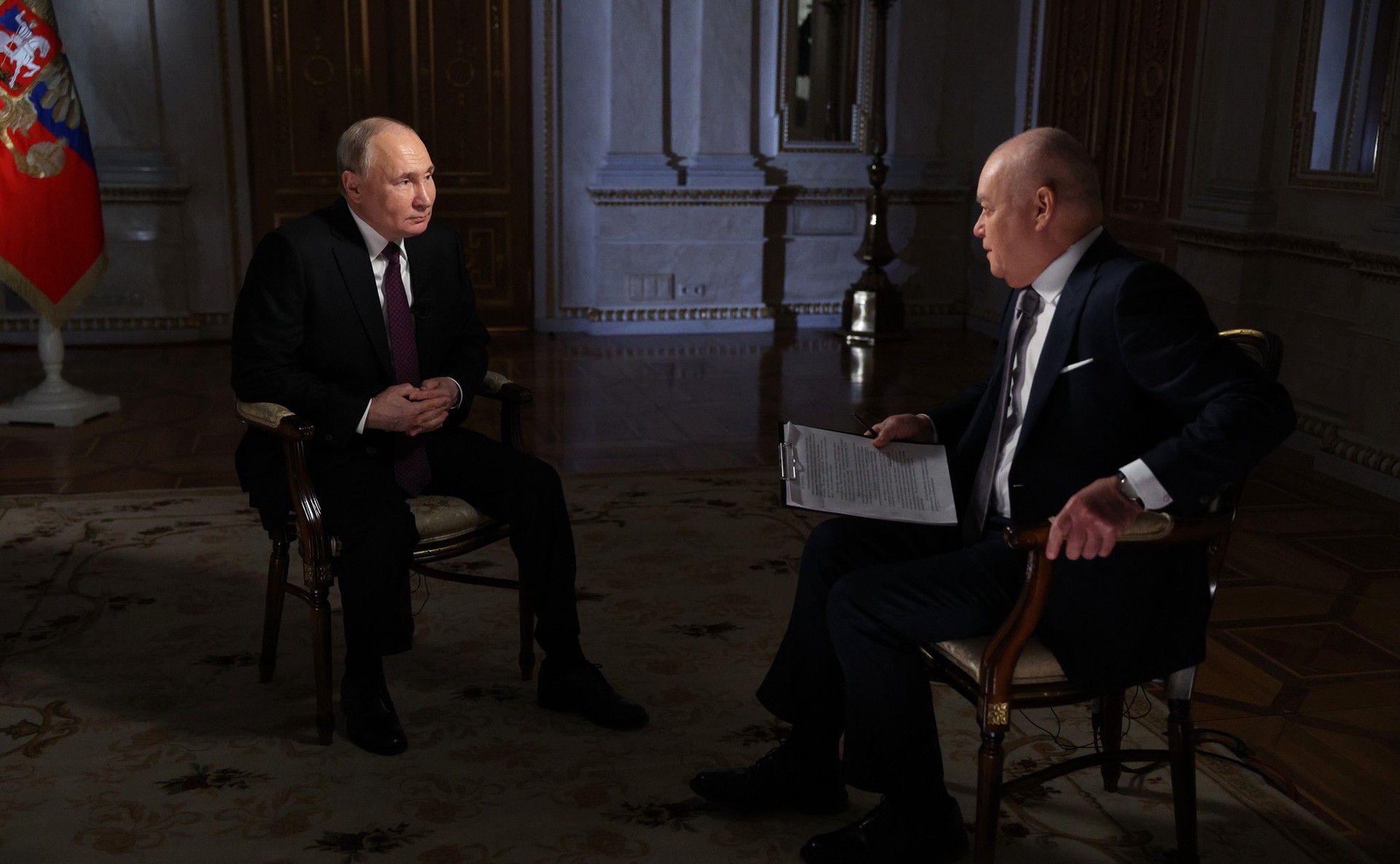 Интервью Путина Киселёву: какие темы взволновали западные СМИ
