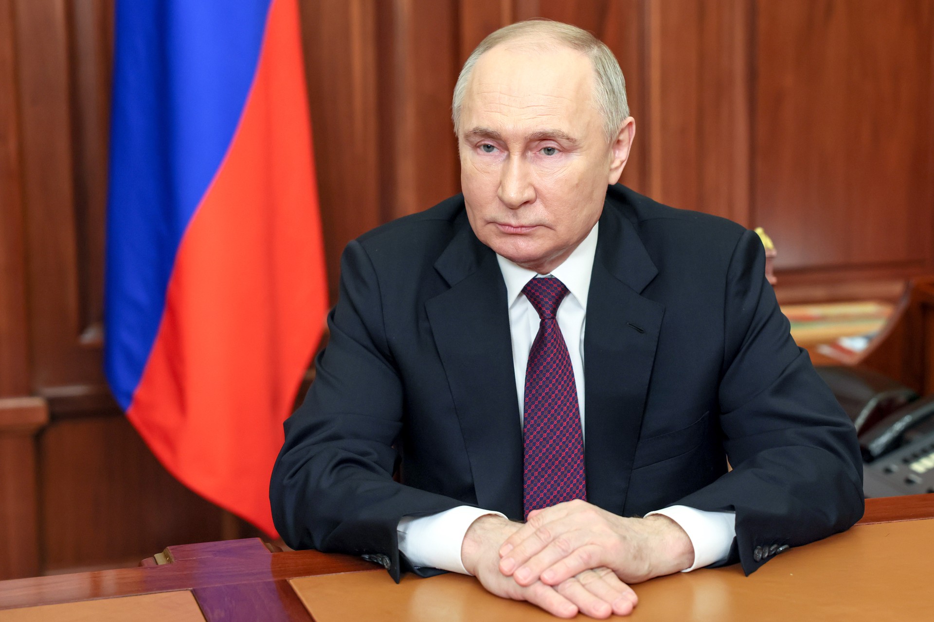 Кремль сообщит об обращении Путина в связи с терактом в «Крокусе»