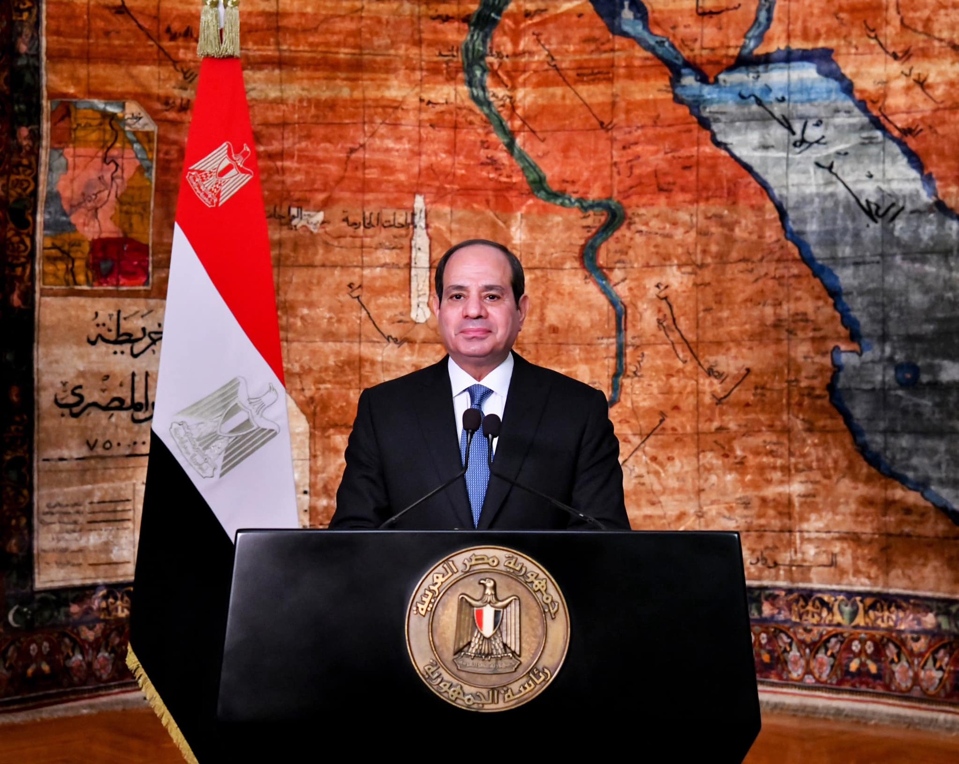 Президент Египта поздравил Путина с переизбранием 