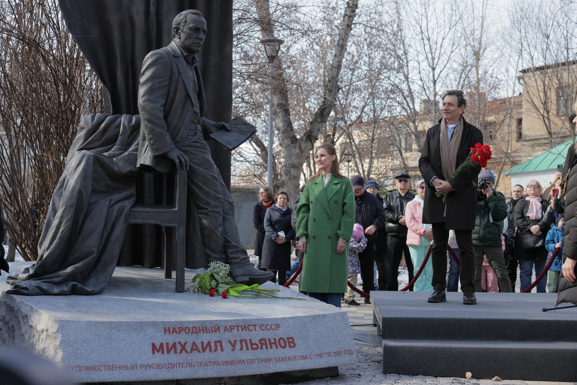 В Москве открыли памятник народному артисту СССР Михаилу Ульянову