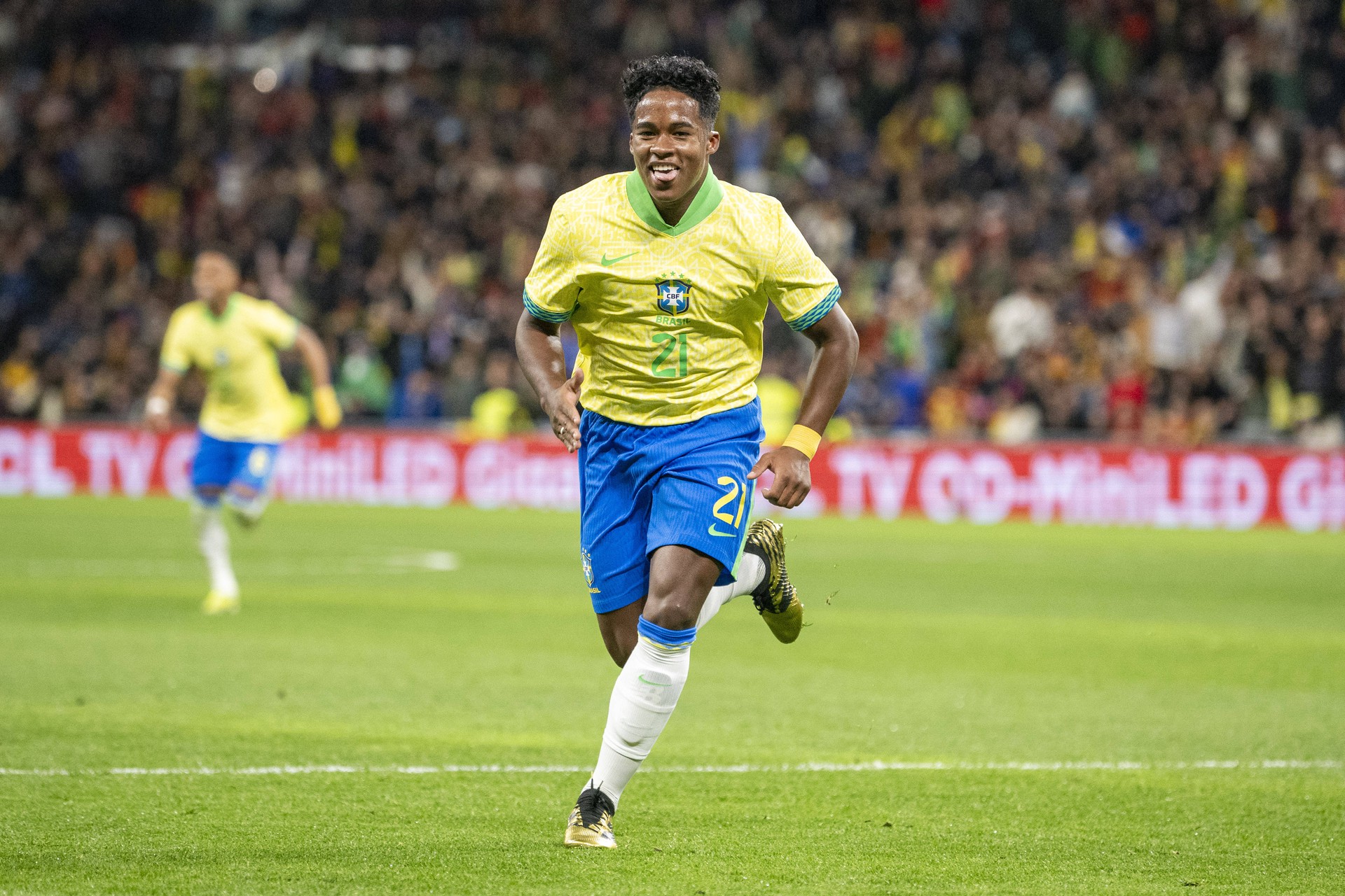 Эндрик забил первые два гола за сборную Бразилии быстрее Пеле и Роналдо