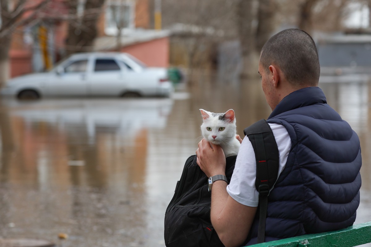 Паводок в Оренбурге достиг пика