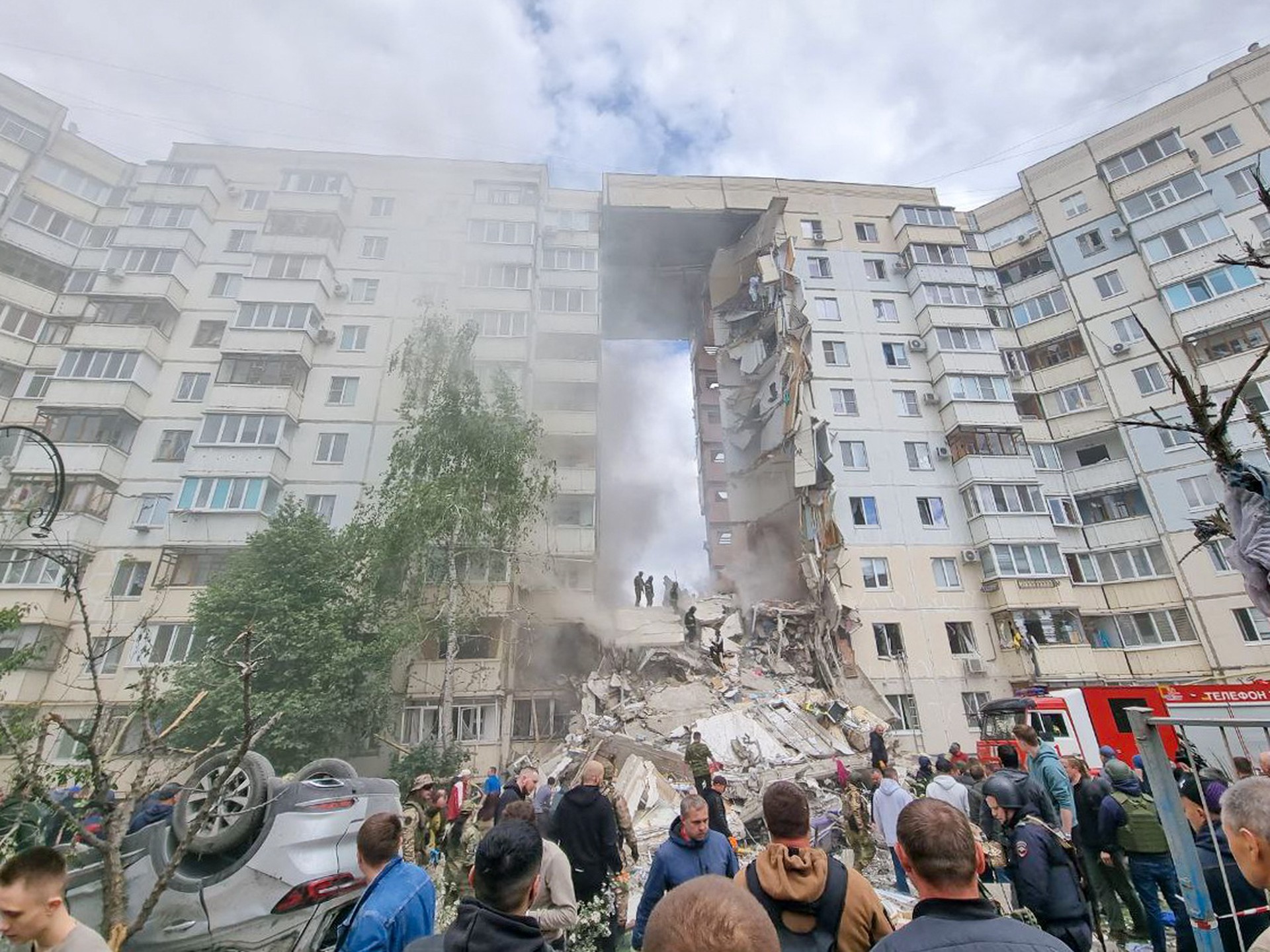 В МИД РФ назвали обрушение подъезда в Белгороде терактом ВСУ